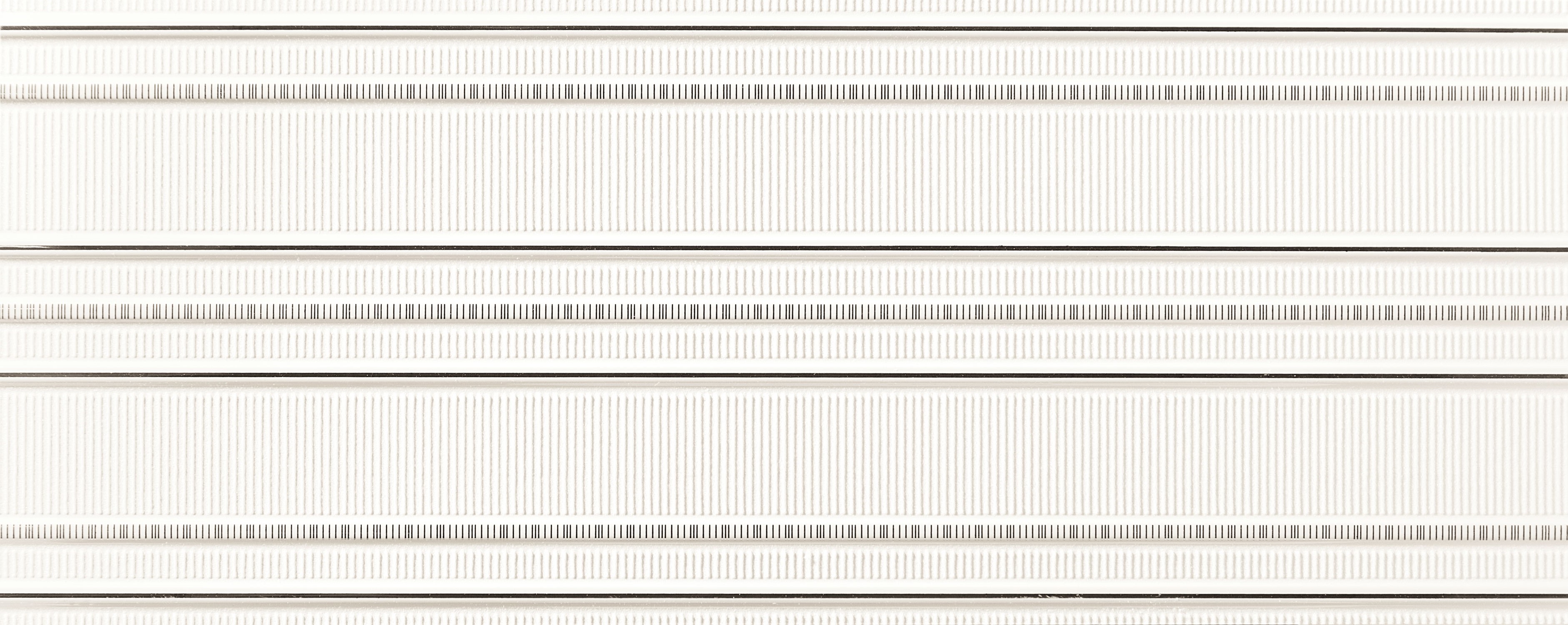 Tubadzin ABISSIO White 1 dekor 23,7×7,8